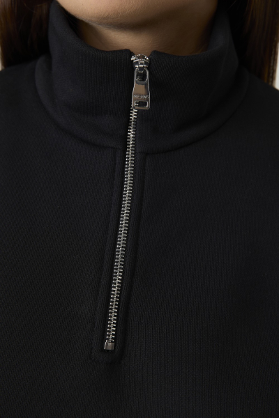 Свитшот из футера с рельефами 4forms, цвет: Черный, 65476 купить онлайн