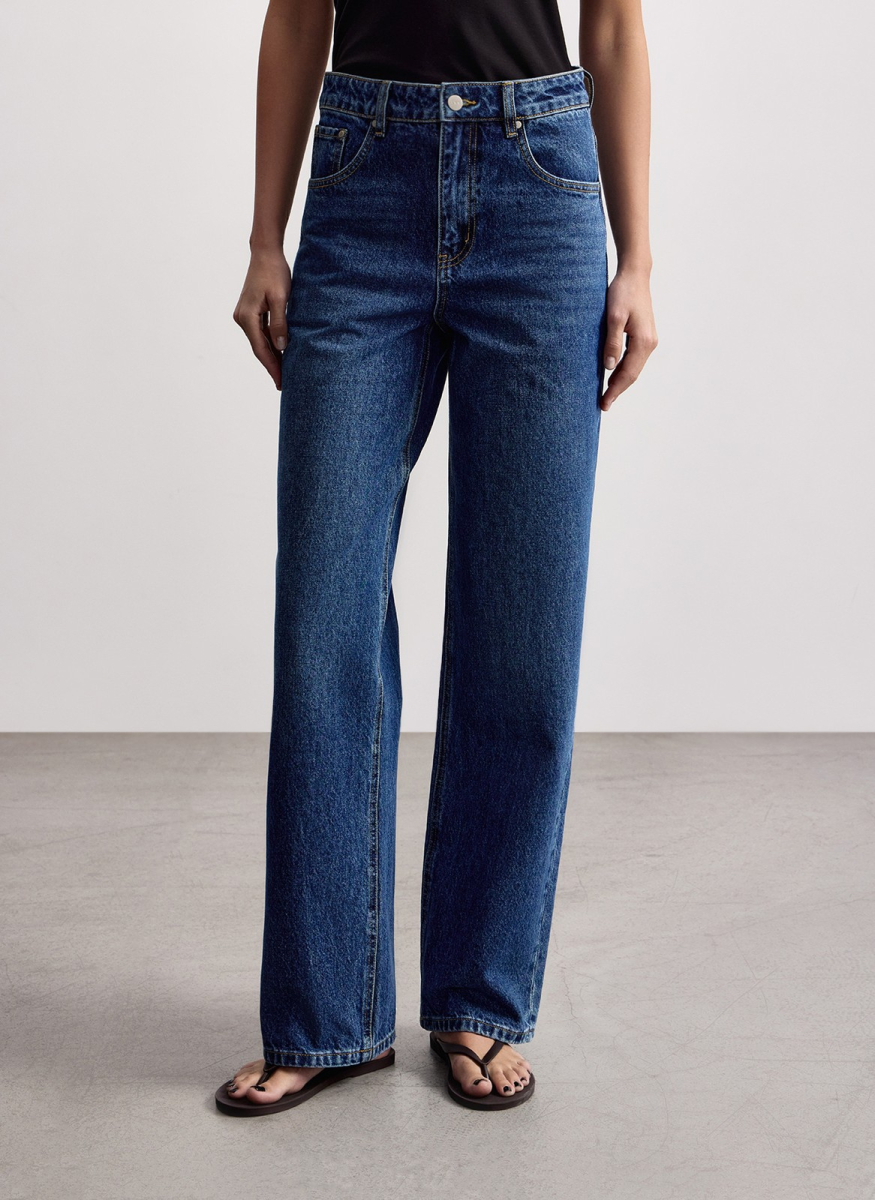 Джинсы расклешенные ALL WE NEED, цвет: темно-синий, 2603W4630-10 купить онлайн