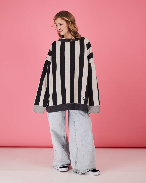 Свитер Разбитый район TABOO, цвет: серый, SVdistrict#2 купить онлайн