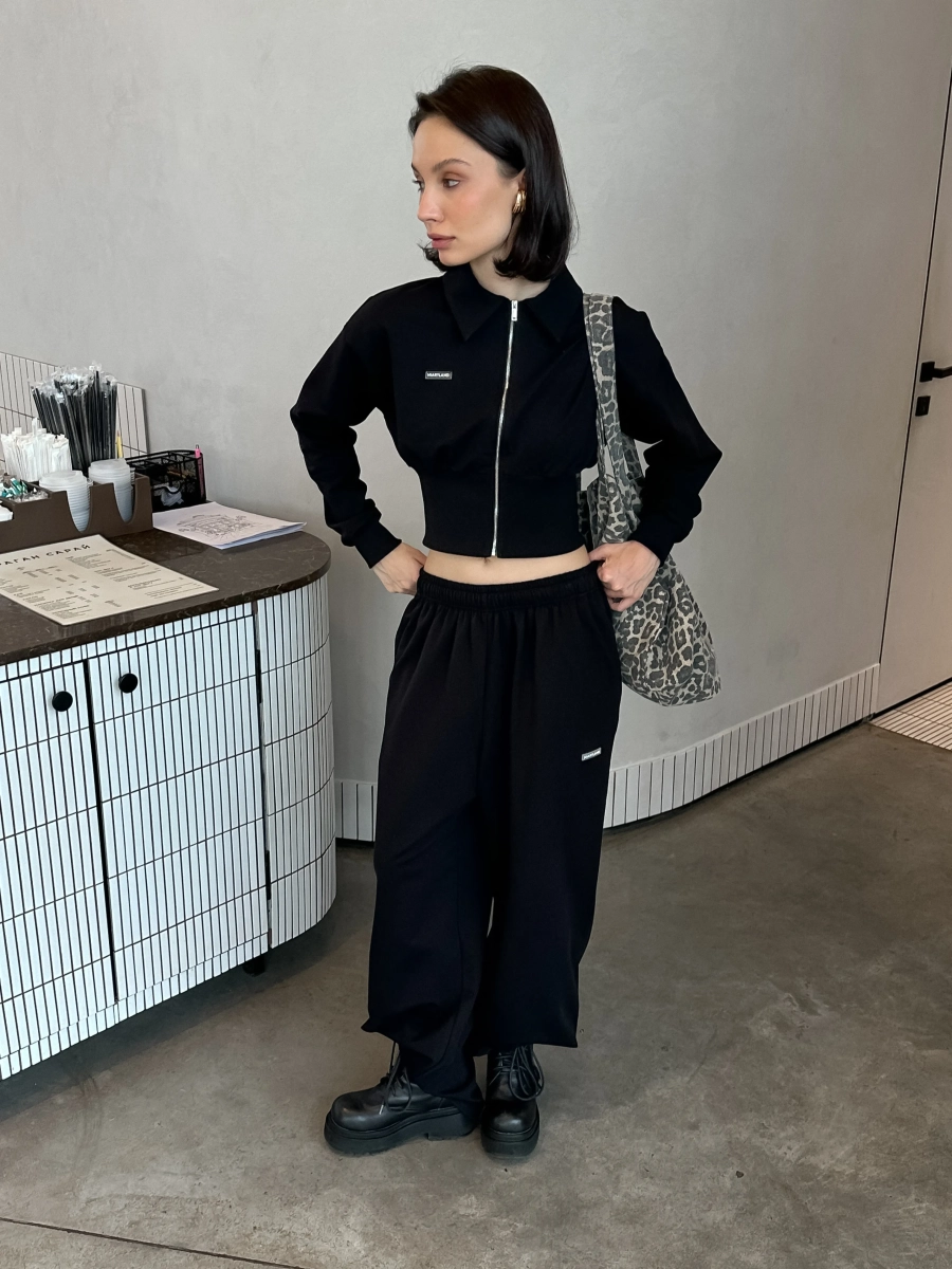 Зип худи "FLY" MIARTLAND, цвет: Черный, НФ-00000786 купить онлайн