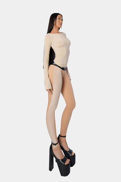 Легинсы Sport Body qb A QUICK BUCK, цвет: BEIGE  |новая коллекция купить онлайн