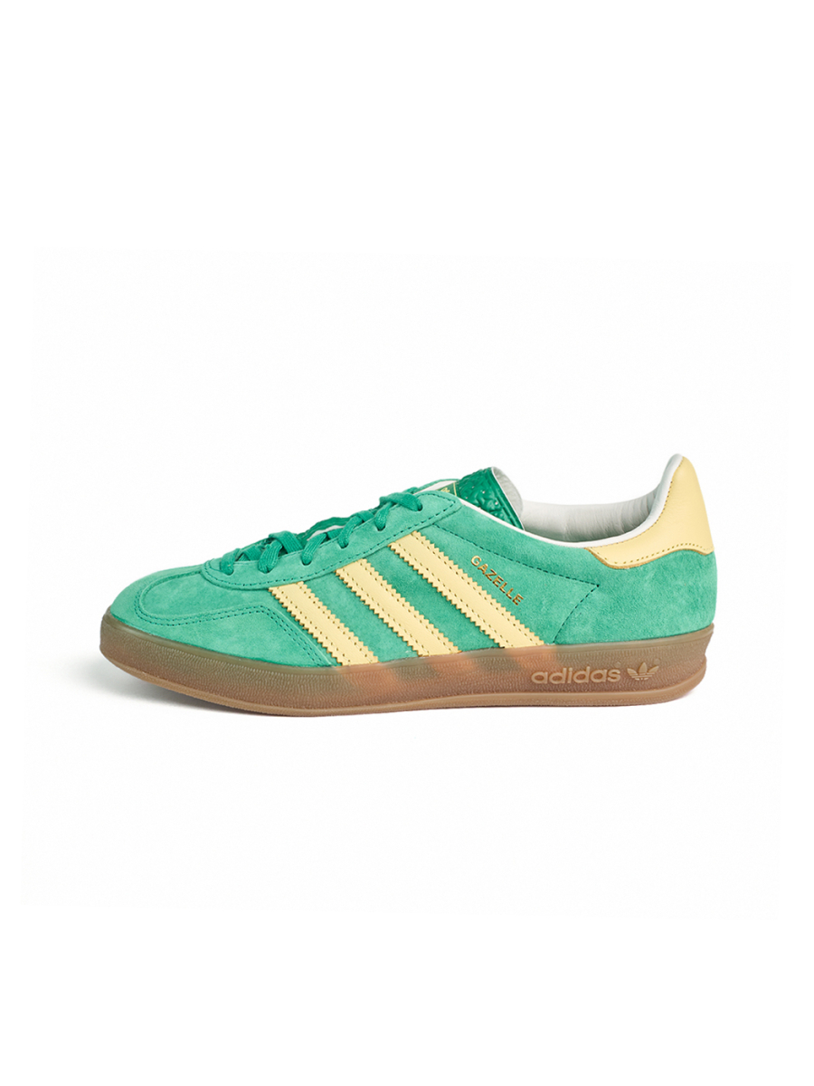 Кроссовки унисекс Adidas Gazelle Indoor "Semi Court Green" NKDADDYS SNEAKERS, цвет: зеленый IH7500 купить онлайн