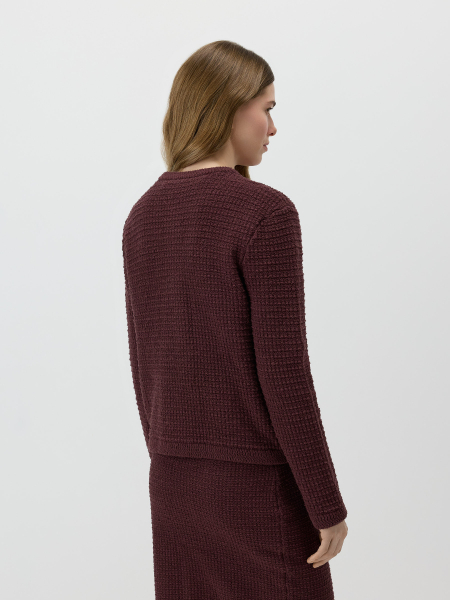 Кардиган букле Conso, цвет: коричневый, KCL 260726 - коричневый купить онлайн