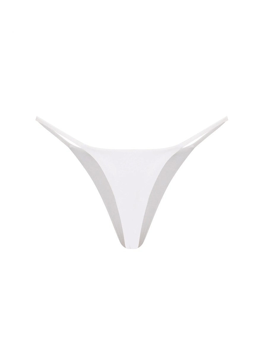 Плавки стринги "Номура" I WANT BIKINI, цвет: белый  |новая коллекция купить онлайн