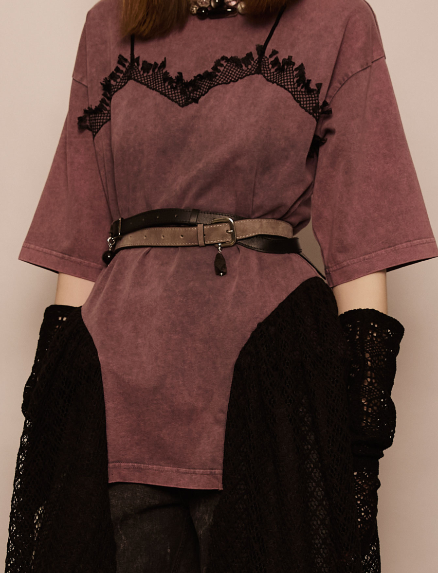 Футболка №1 Antoinette. Blueberry