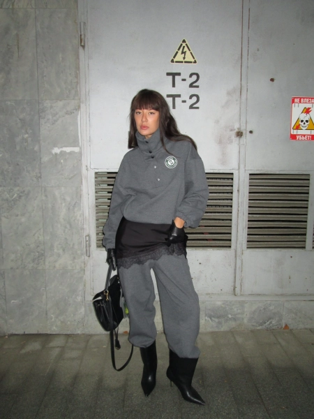 Свитшот PACE marte, цвет: темный меланж,  купить онлайн