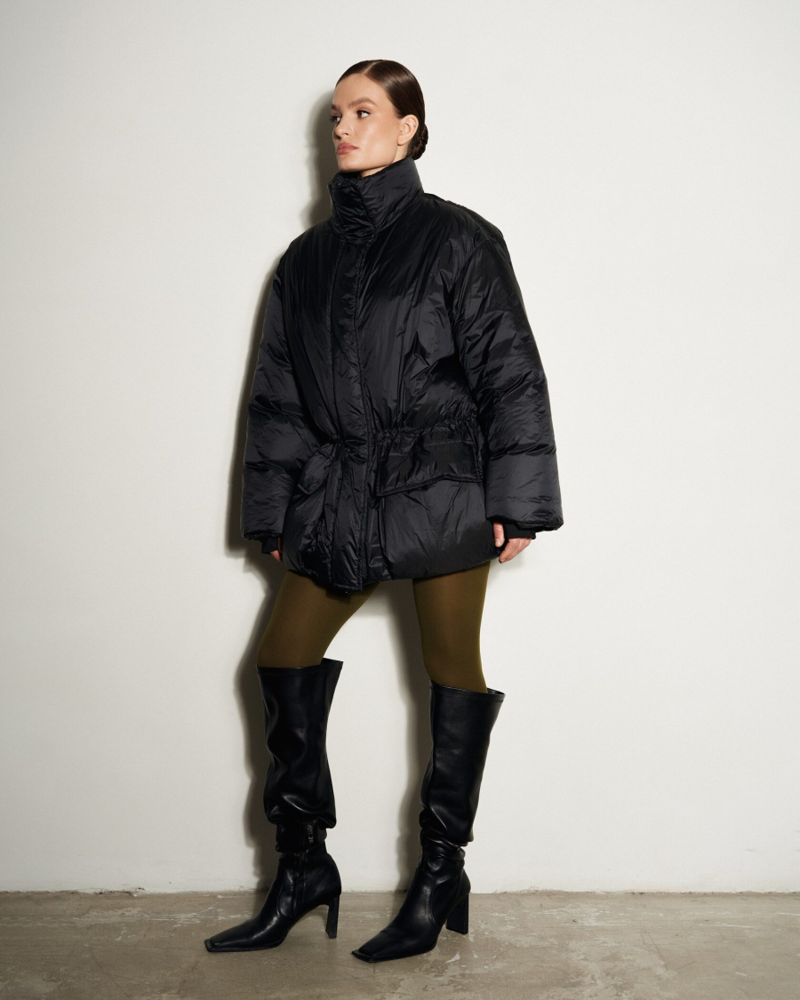 Куртка Парка YONSRU, цвет: Черный,  купить онлайн