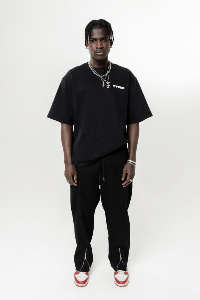 Футболка Black "Explore T-Shirt" types, цвет: Черный,  купить онлайн