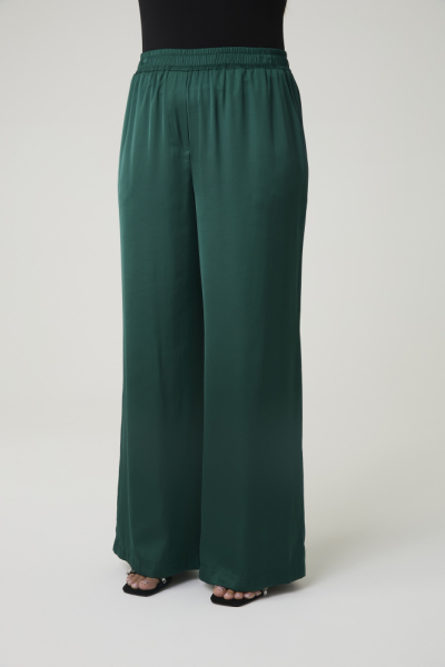 Брюки атласные на резинке