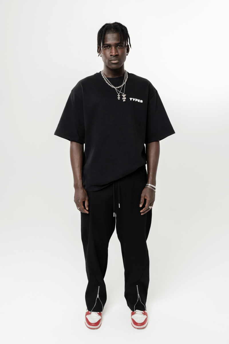 Футболка Black "Explore T-Shirt" types, цвет: Черный,  купить онлайн