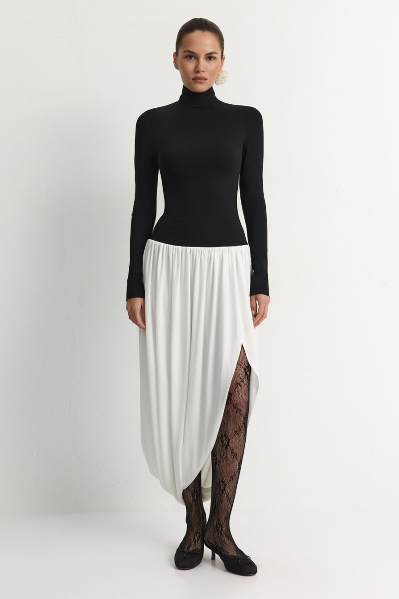 Платье с добавлением вискозы и хлопка