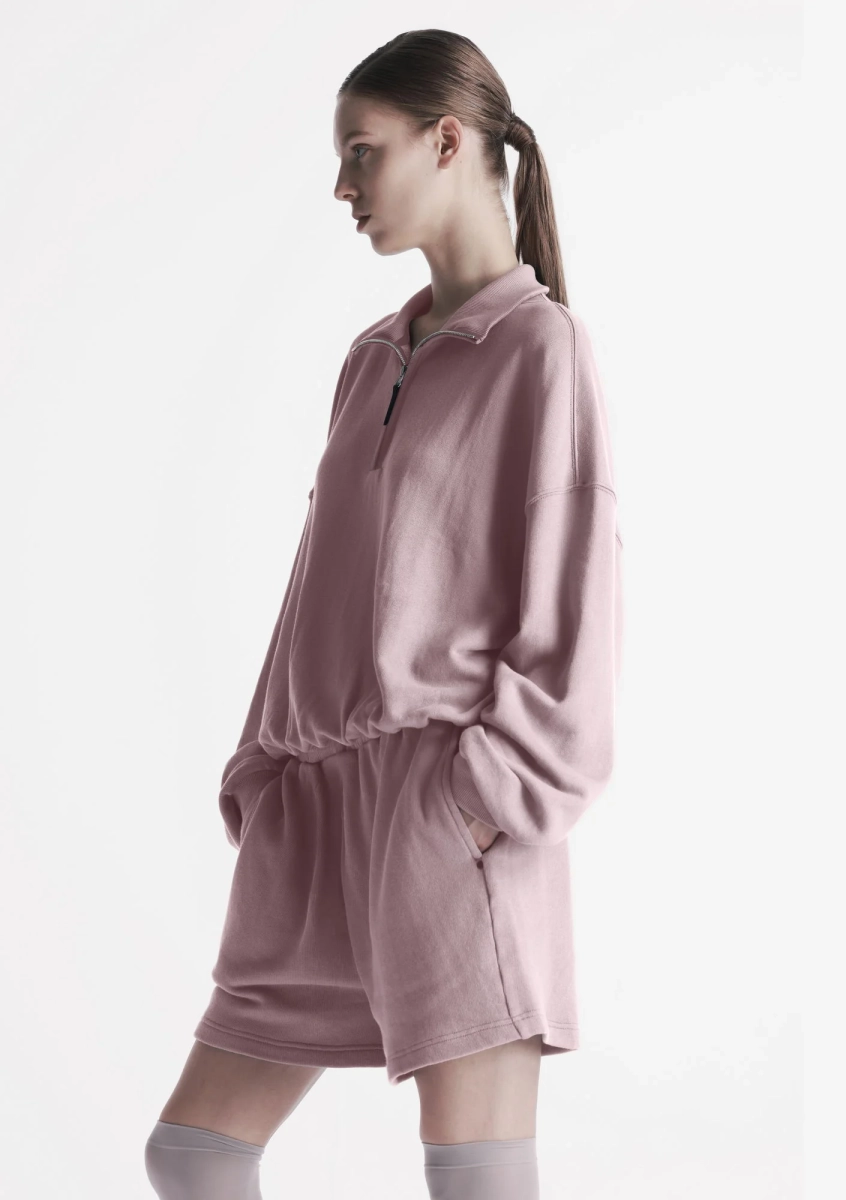 Свитшот на молнии KRAKATAU, цвет: розовый, Fw123-94 купить онлайн