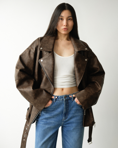 Косуха SS24 ASYA SEMYONOVA, цвет: BROWN, 00-00002004 купить онлайн
