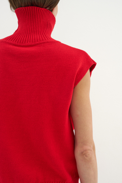 Топ с горлом «Ото» Mankova, цвет: красный, SS26-001 купить онлайн