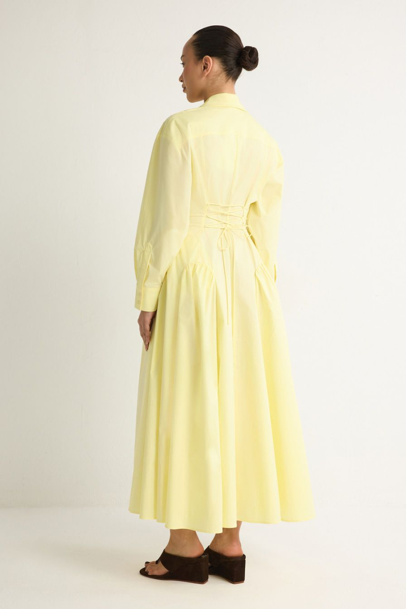 Платье из смесового хлопка TOPTOP, цвет: Желтый, TT.012.18304.200 купить онлайн