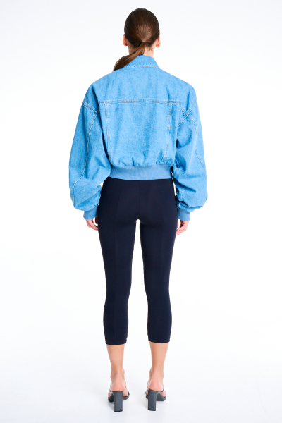 Капри из бифлекса BLACK Label .B, цвет: black, Pt.12.1.3833BLC со скидкой купить онлайн