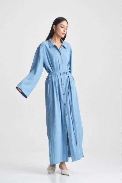 Платье-рубашка Sky Blue Erist store, цвет: голубой, НФ-00001989 купить онлайн
