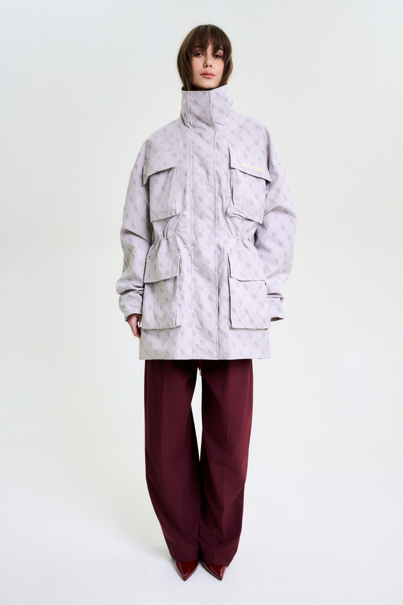 Брюки на кулисе BURGUNDY