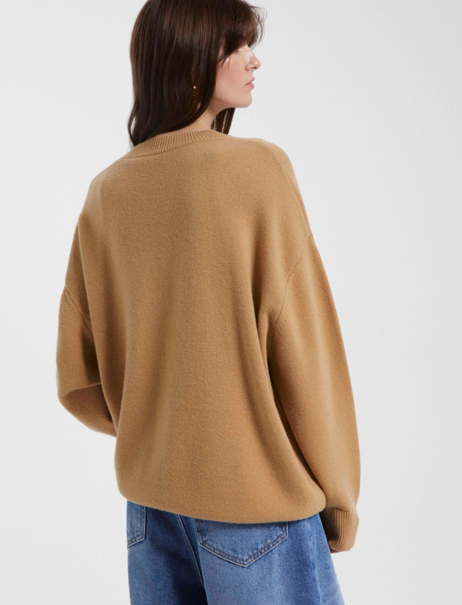 Джемпер base из 100% шерсти мериноса PAPAYA, цвет: кэмел, FW2407SW95RN купить онлайн