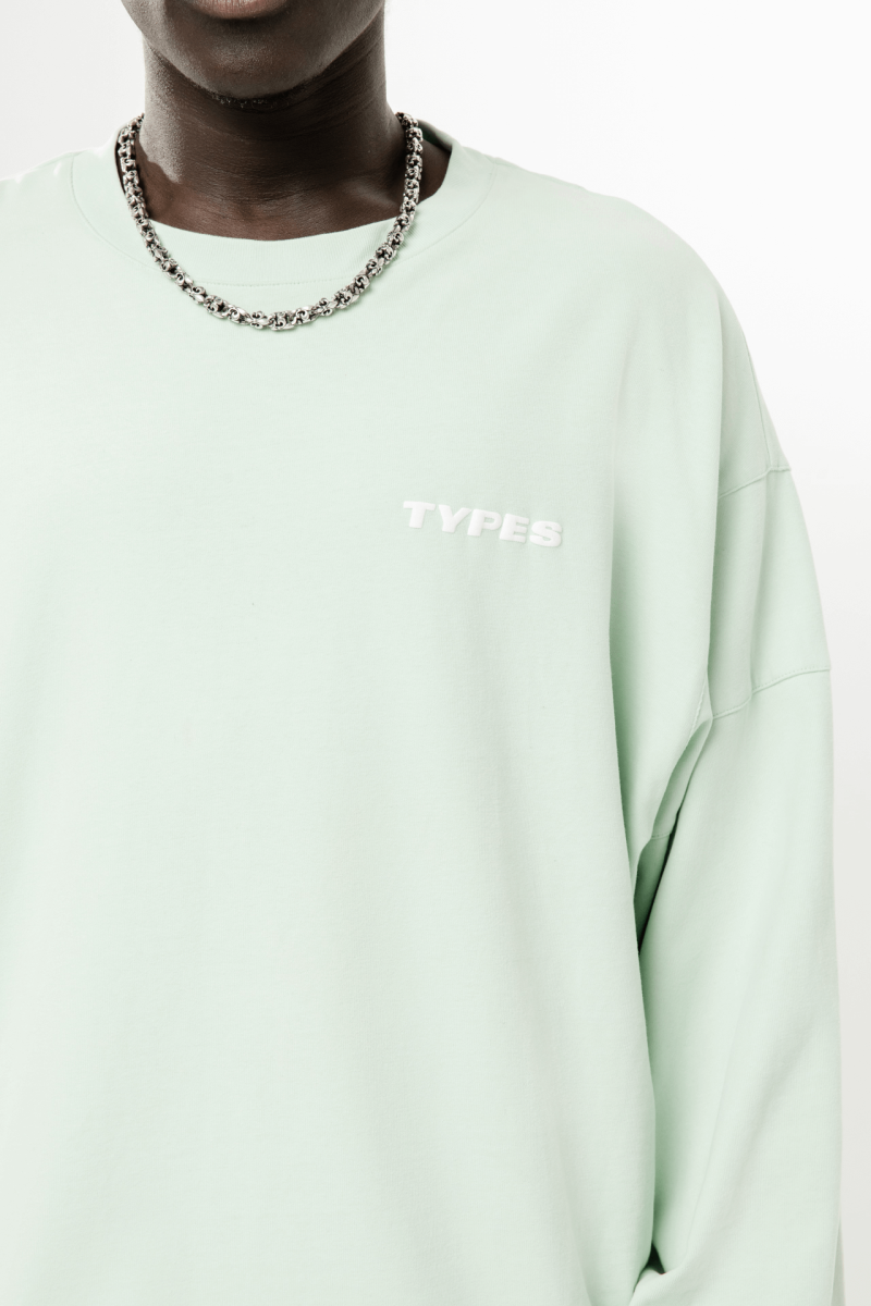 Лонгслив Mint "Bandana long" types, цвет: мятный,  купить онлайн