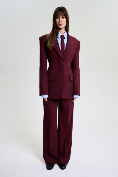 Брюки прямые BURGUNDY