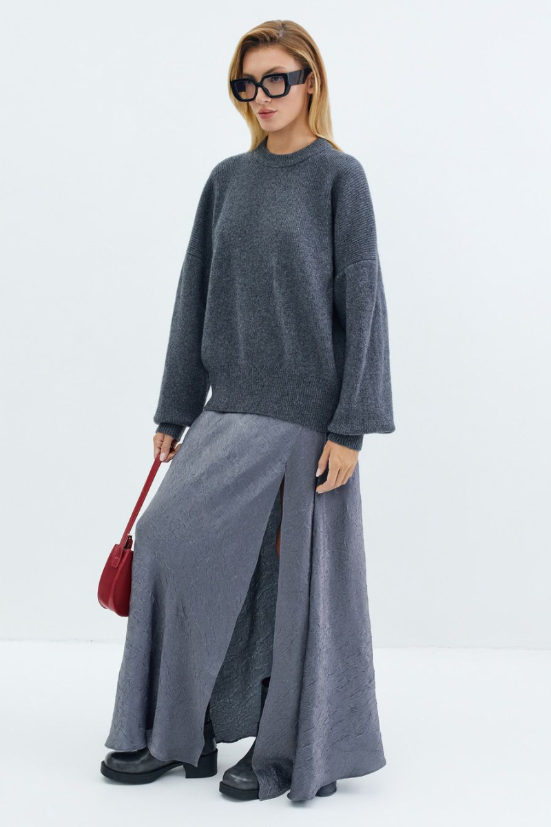 Джемпер из 100% шерсти TOPTOP, цвет: серый, TTS.050.15644.800 купить онлайн