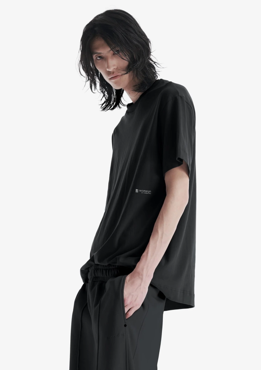 Футболка с базовым логотипом KRAKATAU, цвет: Черный, Tm140-1 купить онлайн