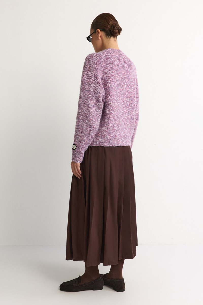 Джемпер из переработанного полиэстера TOPTOP, цвет: розовый с принтом, TT.050.18257.301 купить онлайн