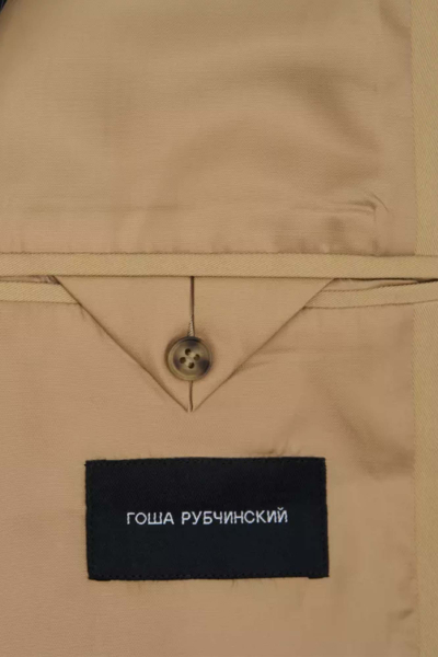 Двубортный тренч ГОША РУБЧИНСКИЙ, цвет: бежевый, TC_0701_beige купить онлайн