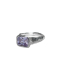 Кольцо Texture ring with cubic zirconia Lavender