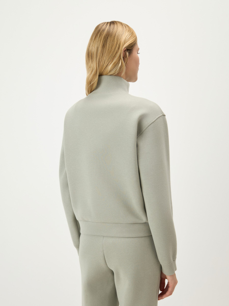 Свитшот из неофутера Conso, цвет: зеленый, SW 260418 - зеленый купить онлайн