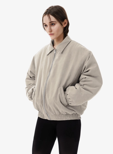 Бомбер утепленный F | ABLE, цвет: серый, BMBR-FBL-FRM-GR купить онлайн