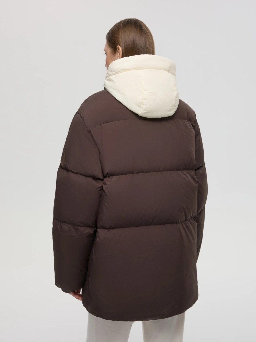 Пуховик RUTH ANNA PEKUN, цвет: коричневый, 12.2572.700 купить онлайн