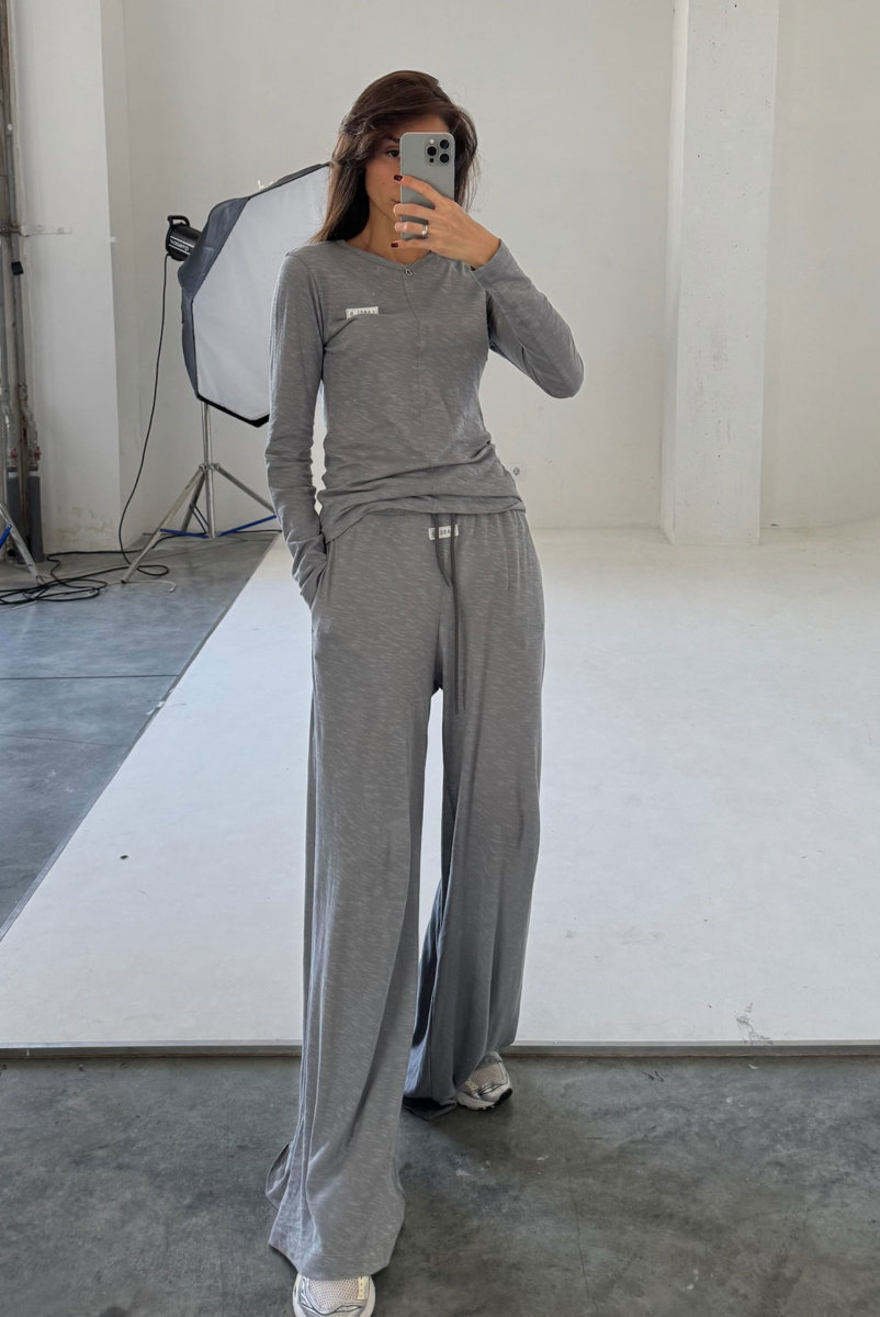 Лонгслив slim-fit из модала GREY Label .B, цвет: grey, Tp.03.3.4101/2GR купить онлайн