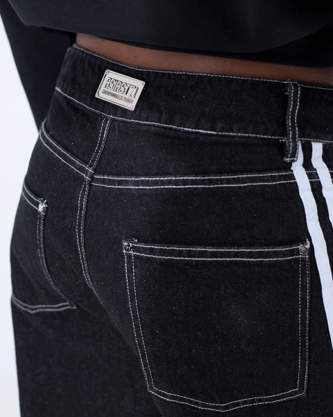 Джинсы с лампасами ASIA ST 71, цвет: Черный,  купить онлайн