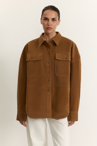 Рубашка из экозамши