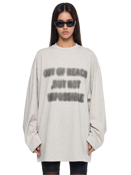 Лонгслив "Вечный FRHT&OUT OF REACH, цвет: серебристый меланж, LSOORTNSLMLG купить онлайн