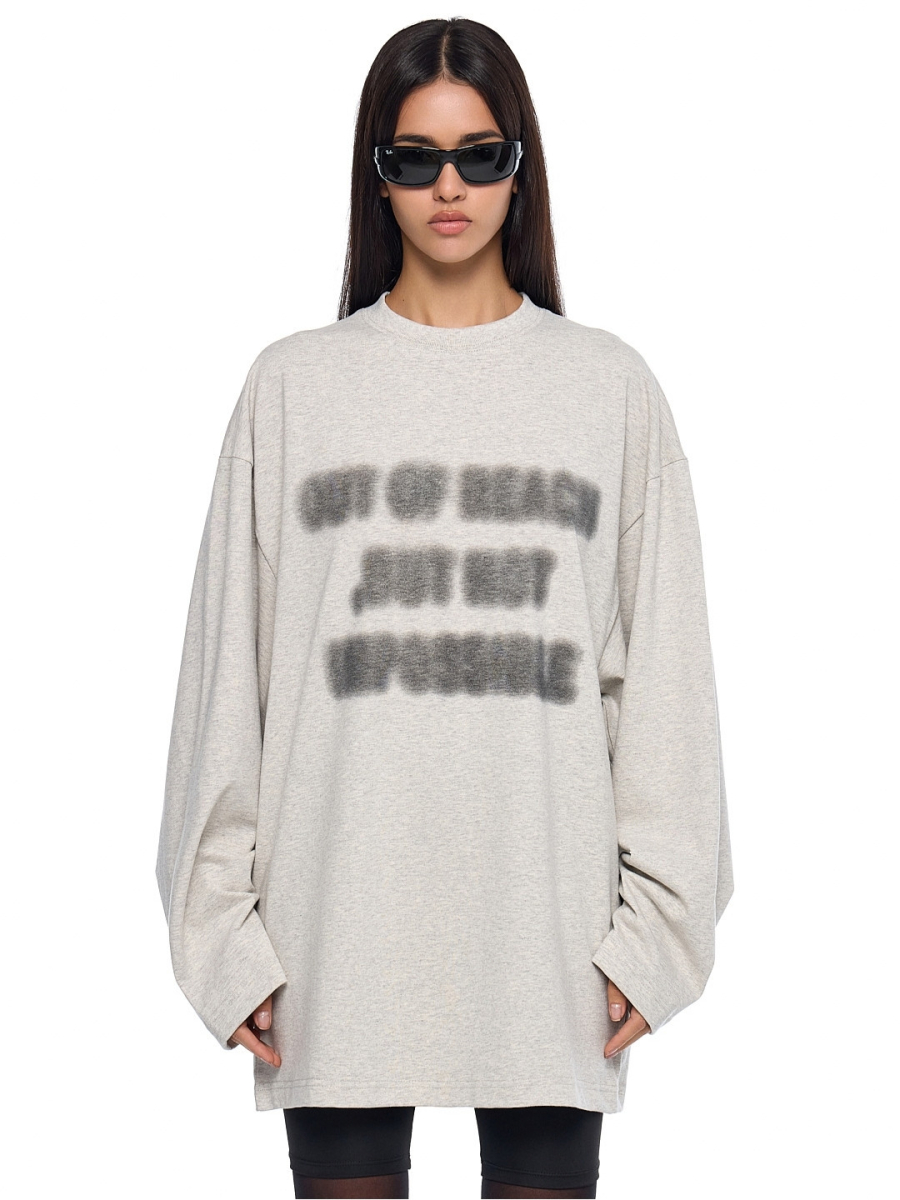 Лонгслив "Вечный FRHT&OUT OF REACH, цвет: серебристый меланж, LSOORTNSLMLG купить онлайн