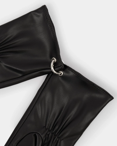 Перчатки с люверсом Arny Praht, цвет: Черный  купить онлайн