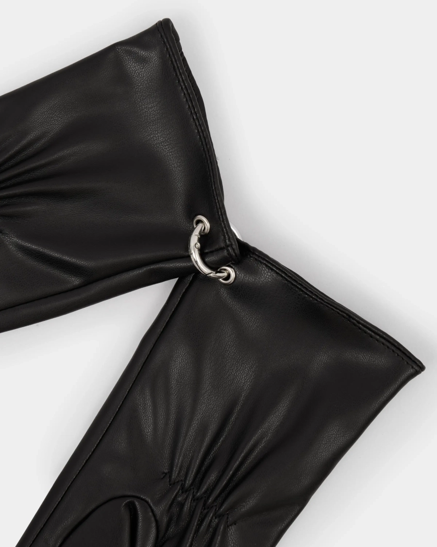 Перчатки с люверсом Arny Praht, цвет: Черный  купить онлайн