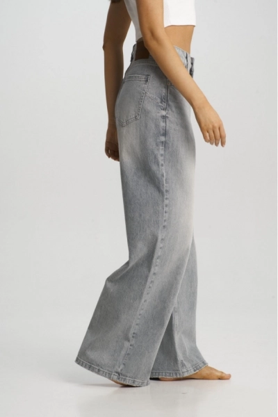Джинсы-трубы Washed Grey Erist store, цвет: Светло-серый, НФ-00001738 купить онлайн