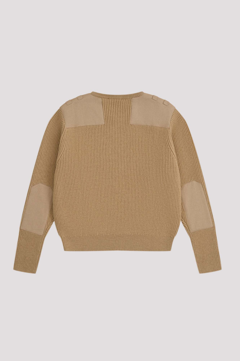 Свитер трикотажный шерсть ГОША РУБЧИНСКИЙ, цвет: бежевый, KNSW_0301_BEIGE купить онлайн