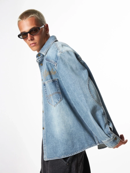 Рубашка Trucker shirt denim М