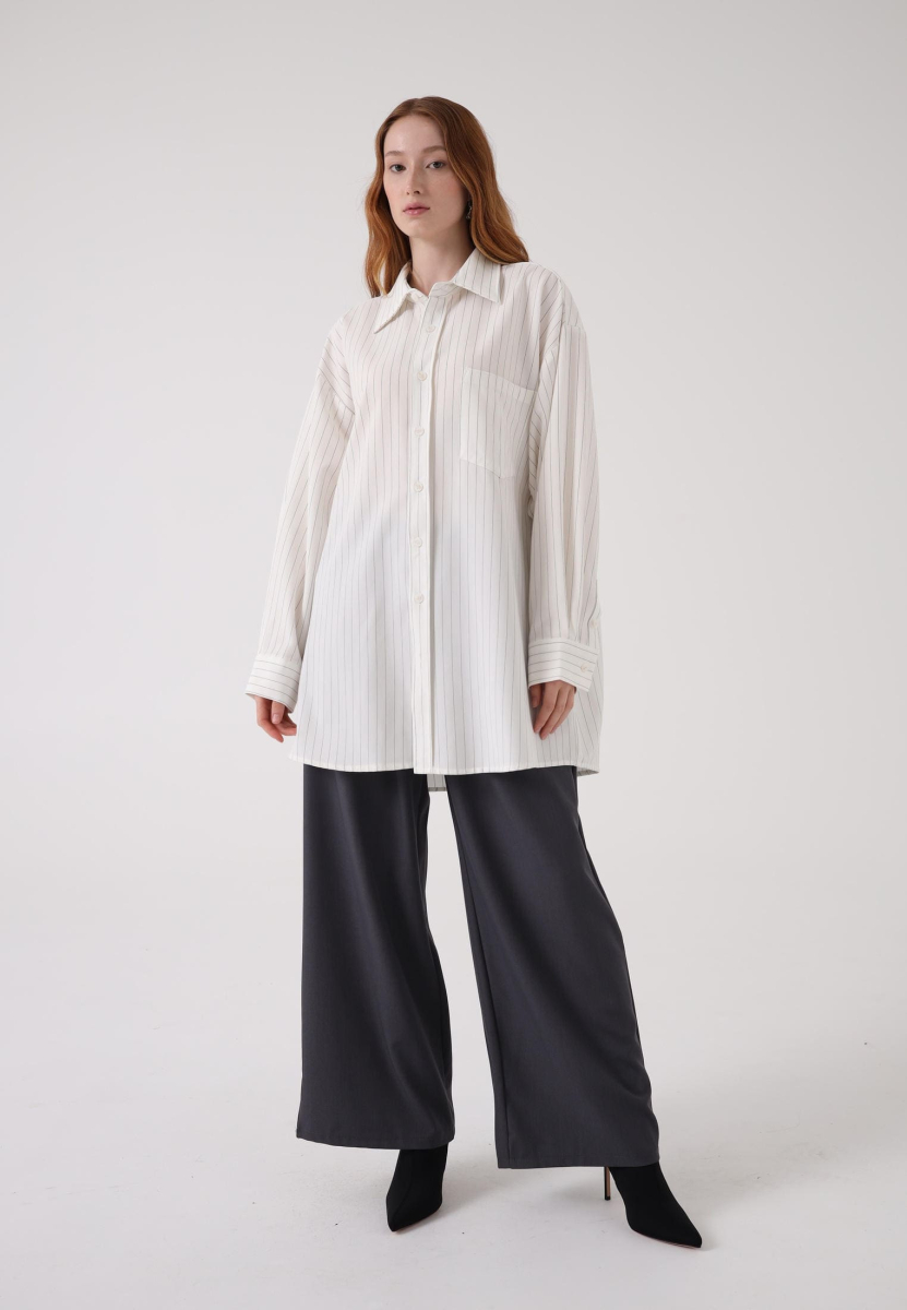 Рубашка MONIC ENEVOO, цвет: белый, 02761 купить онлайн