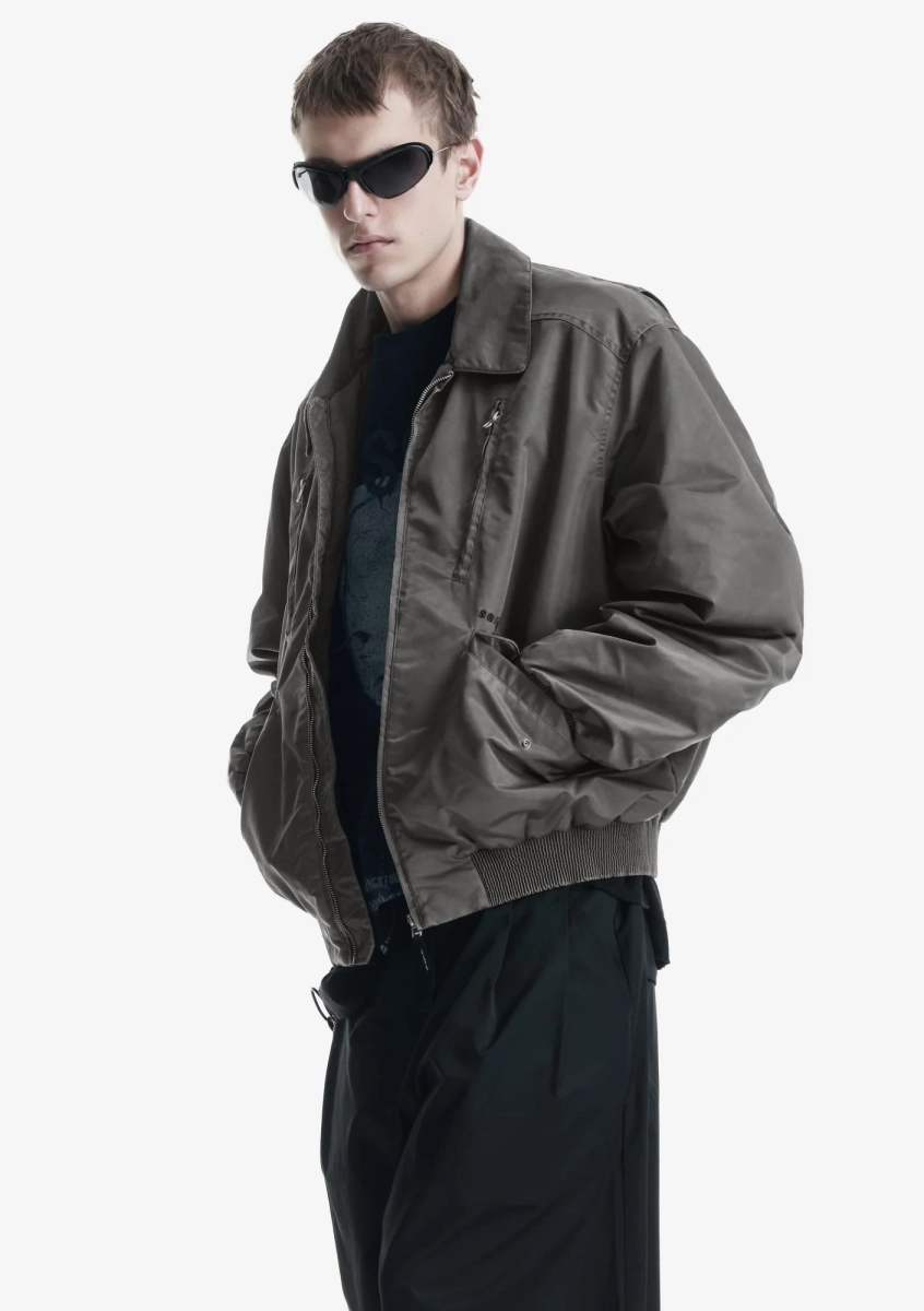 Куртка-бомбер KRAKATAU, цвет: серый, Qu568-33 купить онлайн