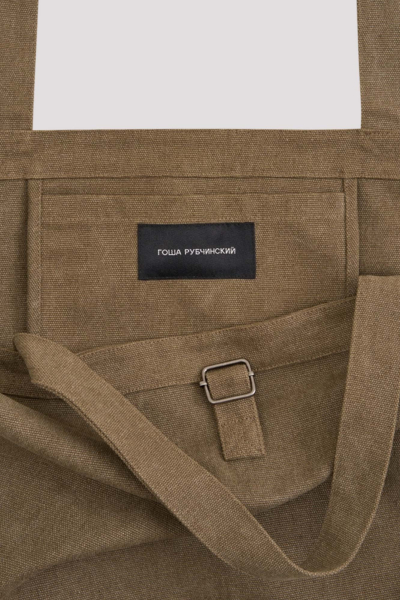 Сумка-тоут ГОША РУБЧИНСКИЙ, цвет: хаки BG_0801_KHAKI купить онлайн