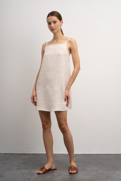 Платье Amanda Pearl PURE LINEN, цвет: жемчужный  |новая коллекция купить онлайн
