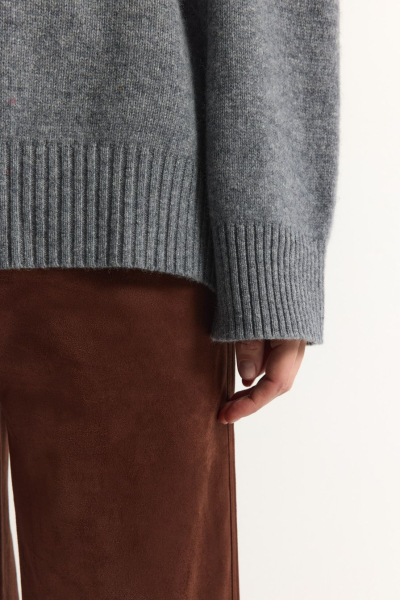 Джемпер из 100% шерсти мериноса TOPTOP, цвет: серый меланж, TTS.050.18935.820 купить онлайн