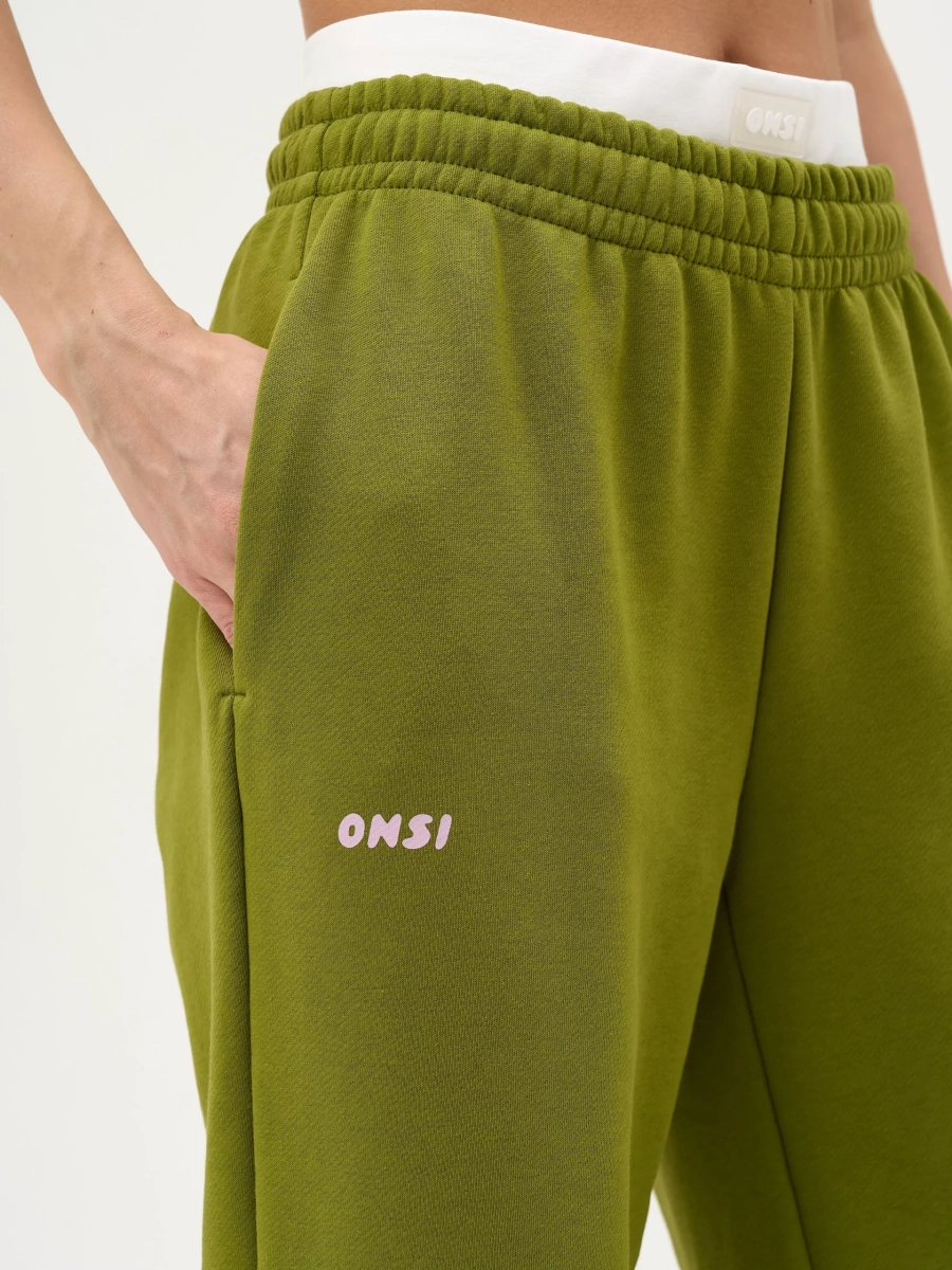 Брюки с застёжкой ONSI, цвет: матча,  купить онлайн