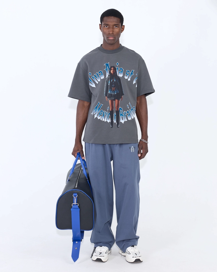 Футболка MEXICAN BRAIDS GREY ASIA ST 71, цвет: серый, Ast71.tt-braid-grey купить онлайн